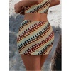 image:imageFloerns Womens Boho Geo Print Low Rise Pencil Vacation Mini SkirtMulticolor