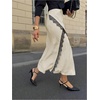 image:imageFloerns Womens Elegant Lace Wrap Skirts Asymmetrical Ruffle Party Cocktail Midi SkirtChampagne