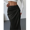 image:imageFloerns Womens Elegant Maxi Skirt High Waisted Fishtail Business SkirtsBlack