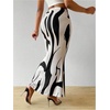 image:imageFloerns Womens Elegant Ruched High Waisted Bodycon Going Out Maxi SkirtApricot Black