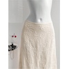 image:imageFloerns Womens Embroidery Maxi Skirt Low Rise Vacation A Line SkirtsApricot