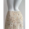 image:imageFloerns Womens Floral Embroidered Maxi Skirt Low Rise Boho A Line SkirtsYellow