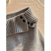 image:imageFloerns Womens Foldover Mini Skirt Low Rise Ribbed Pencil Sweater SkirtsGrey