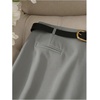 image:imageFloerns Womens High Waist Asymmetrical Wrap Skort A Line Casual Mini SkirtGrey