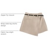 image:imageFloerns Womens High Waist Asymmetrical Wrap Skort A Line Casual Mini SkirtMaroon