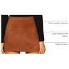image:imageFloerns Womens High Waist Faux Suede Double Zipper Front Bodycon Mini SkirtA Brown