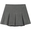 image:imageFloerns Womens High Waisted Pleated Tennis Skirt Uniform Skater Skirt Built in ShortsGrey