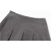 image:imageFloerns Womens High Waisted Pleated Tennis Skirt Uniform Skater Skirt Built in ShortsGrey