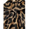 image:imageFloerns Womens Leopard Twist Knot Skorts Mid Waist Cheetah Wrap Skirt ShortsBrown