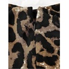 image:imageFloerns Womens Leopard Twist Knot Skorts Mid Waist Cheetah Wrap Skirt ShortsBrown