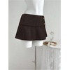 image:imageFloerns Womens Low Rise Mini Skirts Fall ClothesChocolate Brown