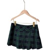 image:imageFloerns Womens Plaid Mini Skirts Pleated Hem Uniform Skater Skirt Built in ShortsDark Green