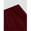 image:imageFloerns Womens Plus Size Satin Lace Trim Patchwork Sexy Mini SkirtBurgundy