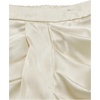 image:imageFloerns Womens Plus Size Satin Skirt Ruched Business Pencil Midi SkirtsApricot