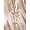 image:imageFloerns Womens Sexy Lace Satin Low Rise Patchwork Night Out Mini SkirtApricot