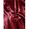 image:imageFloerns Womens Sexy Lace Satin Low Rise Patchwork Night Out Mini SkirtRed