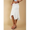 image:imageFloerns Womens Y2K Summer Asymmetrical Ruffle Hem Date Night Midi Skirts