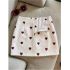 image:imageFloerns Womens Y2k Heart Low Rise Mini Skirt Beach Vacation Going Out A Line SkirtWhite