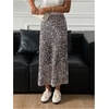 image:imageFloerns Womens Y2k Sequin Skirt Stretchy Night Out Party Glitter Long SkirtSilver