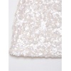 image:imageFloerns Womens Y2k Sequin Sparkly A Line Mini SkirtBeige
