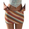 image:imageFloerns Womens Boho Geo Print Low Rise Pencil Vacation Mini SkirtMulticolor