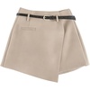 image:imageFloerns Womens High Waist Asymmetrical Wrap Skort A Line Casual Mini SkirtMaroon
