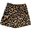 image:imageFloerns Womens Leopard Twist Knot Skorts Mid Waist Cheetah Wrap Skirt ShortsBrown