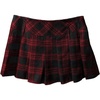 image:imageFloerns Womens Plaid Mini Skirts Pleated Hem Uniform Skater Skirt Built in ShortsRed
