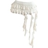 image:imageFloerns Womens Plus Size Tiered Layered Mini Skirt Low Rise Asymmetrical Ruffle Beach Y2k SkirtsWhite
