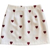 image:imageFloerns Womens Y2k Heart Low Rise Mini Skirt Beach Vacation Going Out A Line SkirtWhite