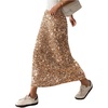 image:imageFloerns Womens Y2k Sequin Skirt Stretchy Night Out Party Glitter Long SkirtKhaki