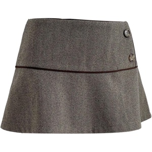 image:imageFloerns Womens Low Rise Mini Skirts Fall ClothesCoffee Brown