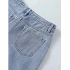 image:imageFloerns Girls Elastic Waist Distressed Ripped Straight Leg Denim JeansAqua Blue