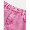 image:imageFloerns Girls Elastic Waist Distressed Ripped Straight Leg Denim JeansPink Star