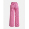 image:imageFloerns Girls Elastic Waist Distressed Ripped Straight Leg Denim JeansPink Star