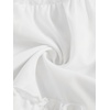 image:imageFloerns Girls Floral Maxi Skirt Elastic Waist Tiered Ruffle Hem Summer A Line SkirtsWhite