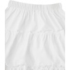 image:imageFloerns Girls Floral Maxi Skirt Elastic Waist Tiered Ruffle Hem Summer A Line SkirtsWhite