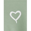 image:imageFloerns Girls Heart Graphic Print Oversized Hoodies Long Sleeve Hooded Sweatshirts For Girls Pullover TopsLight Green