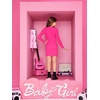 image:imageFloerns Girls Long Sleeve Mock Neck Rib Knit Fitted Pencil DressHot Pink