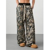 image:imageFloerns Women Camo Baggy Sweatpants Elastic Waist Drawstring Athletic PantsGreen Camo