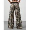 image:imageFloerns Women Camo Baggy Sweatpants Elastic Waist Drawstring Athletic PantsGreen Camo