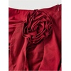 image:imageFloerns Women Elegant 3D Floral High Waisted A Line Fancy Whimsy Mini SkirtRed
