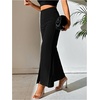 image:imageFloerns Women High Waisted Slit Business Casual Work Trousers PantsBlack