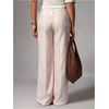 image:imageFloerns Women Striped Low Rise Lace Up Office Work Dressy Casual PantsPink Pinstripe