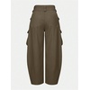 image:imageFloerns Womens Barrel Baggy Cargo Pants Wide Leg Casual Y2k Streetwear Trousers PantBrown