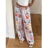 image:imageFloerns Womens Boho Floral Print Wide Leg Pants Drawstring Waist Casual Loose TrousersMulticolor