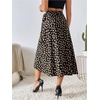 image:imageFloerns Womens Boho Wrap Tie Side High Waist Midi SkirtMulticolor