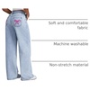 image:imageFloerns Womens Bowknot Embroidery Jeans Y2k Straight Leg Boyfriend Denim PantsLight Wash B