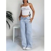 image:imageFloerns Womens Bowknot Embroidery Jeans Y2k Straight Leg Boyfriend Denim PantsLight Wash Cherry