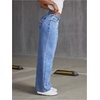 image:imageFloerns Womens Bowknot Embroidery Jeans Y2k Straight Leg Boyfriend Denim PantsMedium Wash
